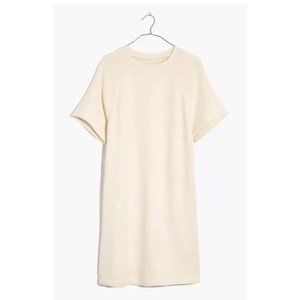 NWT Madewell  MWL Airyterry Sweatshirt Tee Dress MD305
